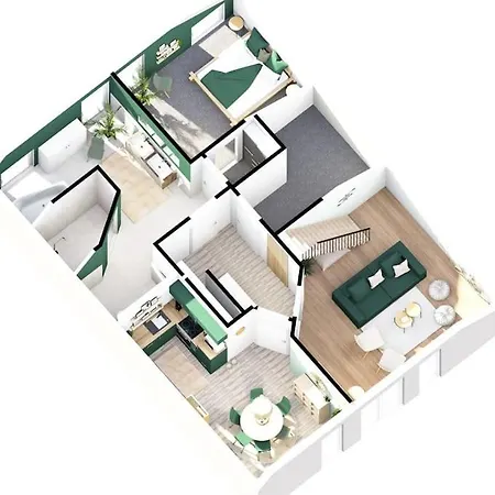 Gruenblick Oase No1 Ferienwohnung Wiesmoor Exterior foto